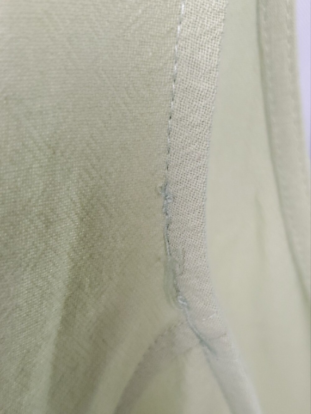 Sleeveless Maxi Linen Blend Dress in Lime Green - Picture 14 of 14